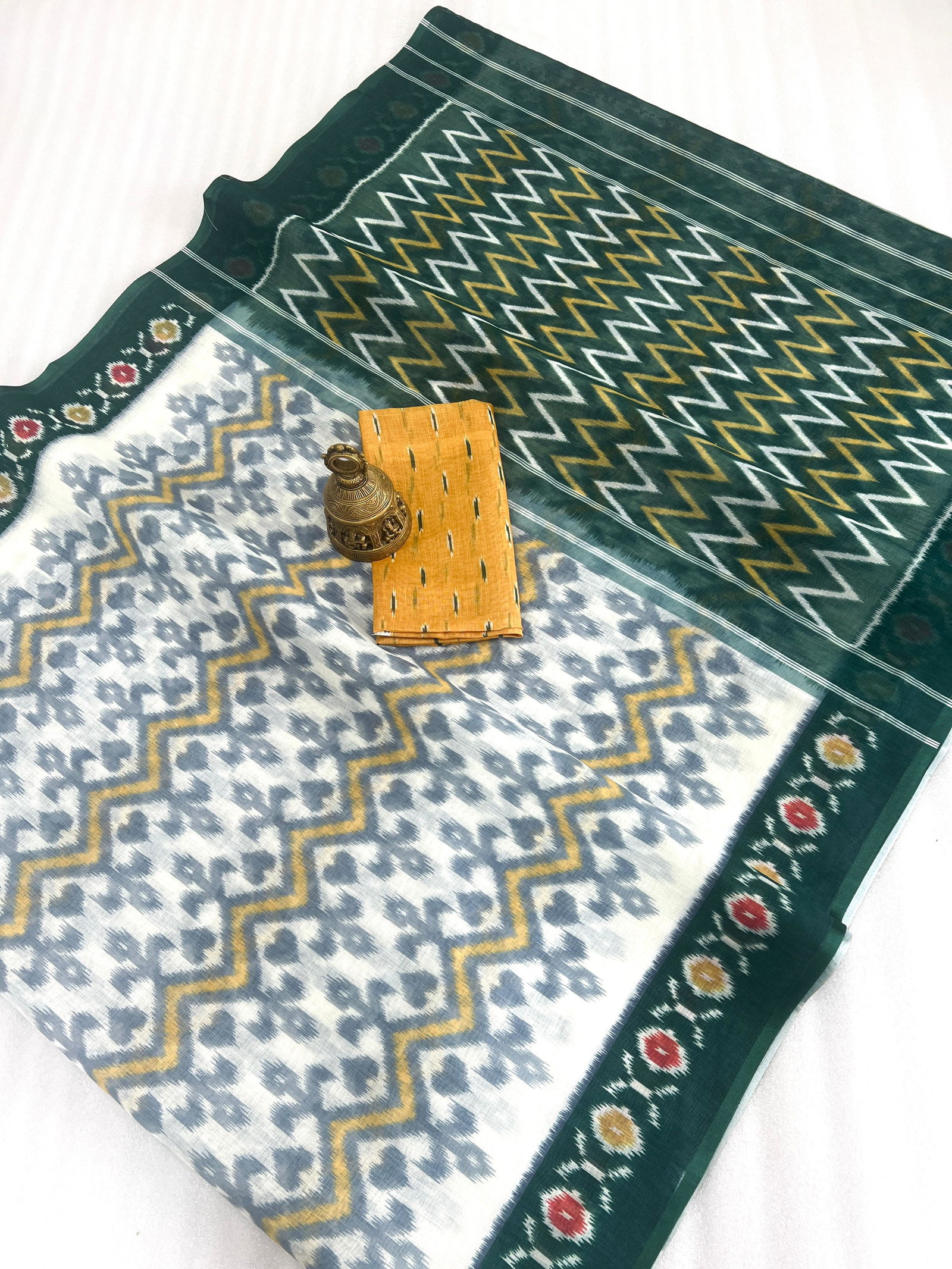 MG 414 Plain Linen Digital Printed Non Catalog Sarees Wholesale Suppliers In Mumbai